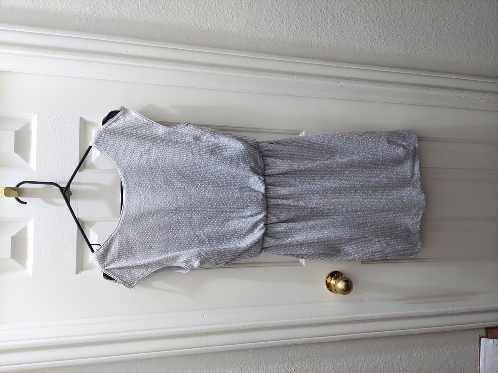 Jessica Simpson Silver Dress Size S
